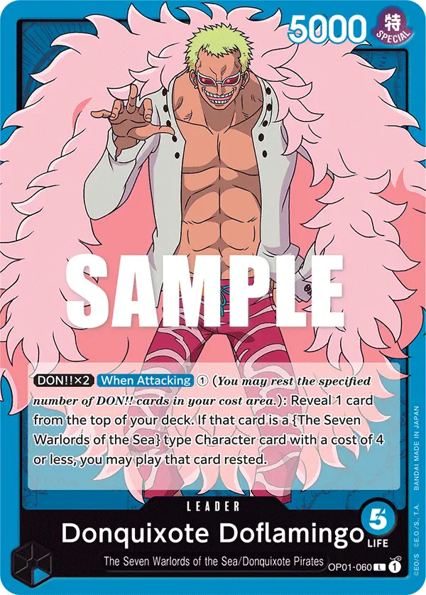 Immagine carta Donquixote Doflamingo