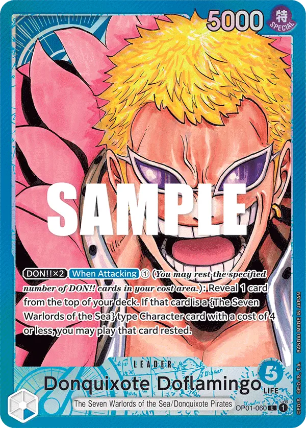 Immagine carta Donquixote Doflamingo