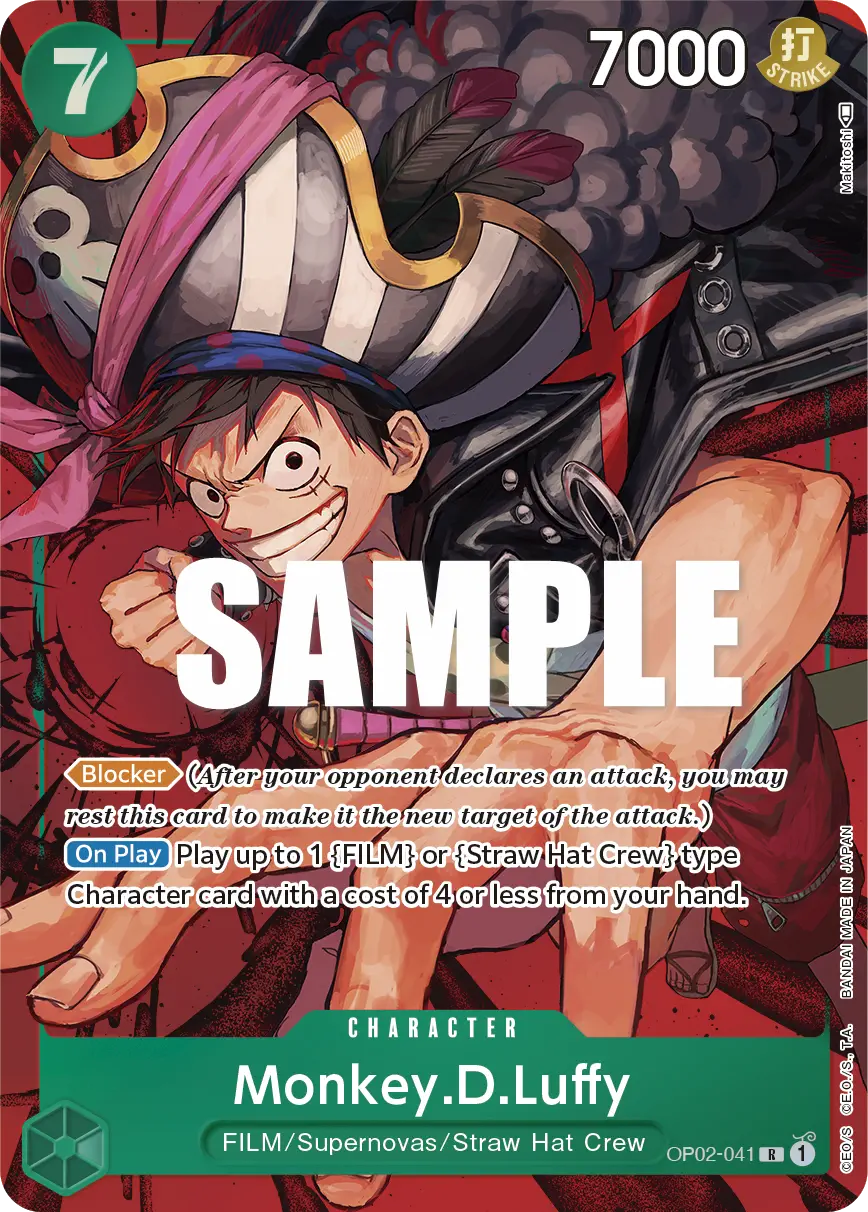 Immagine carta Monkey D Luffy