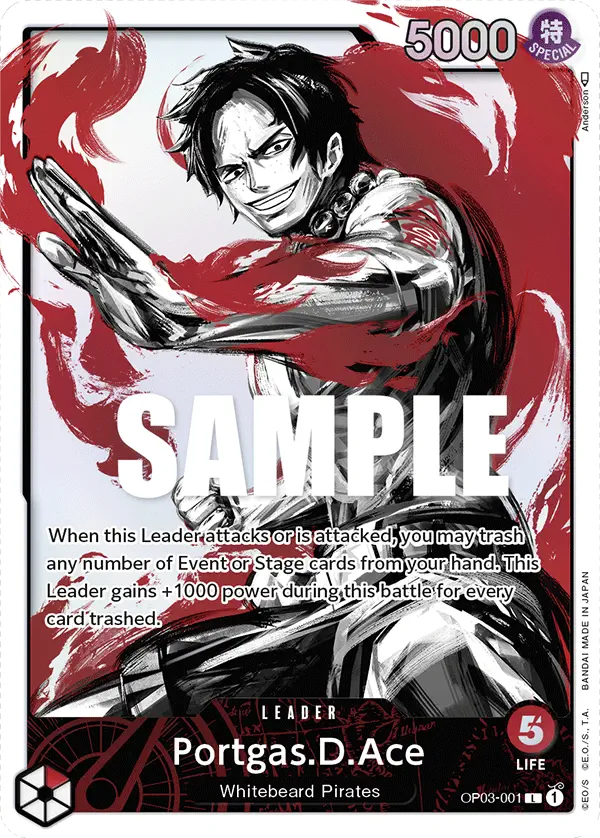 Immagine carta Portgas D Ace