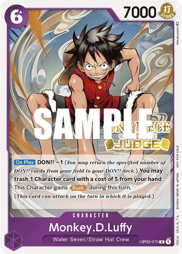Immagine carta Monkey D Luffy