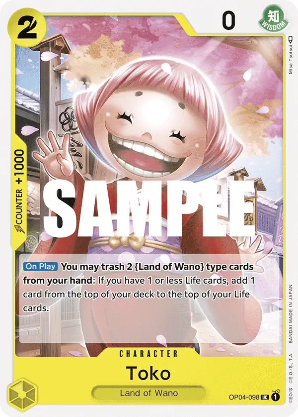 Immagine carta Toko