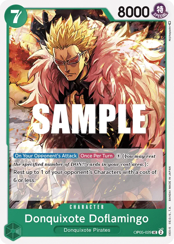 Immagine carta Donquixote Doflamingo
