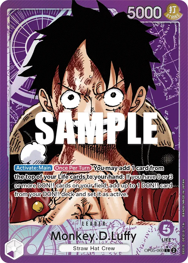 Immagine carta Monkey D Luffy