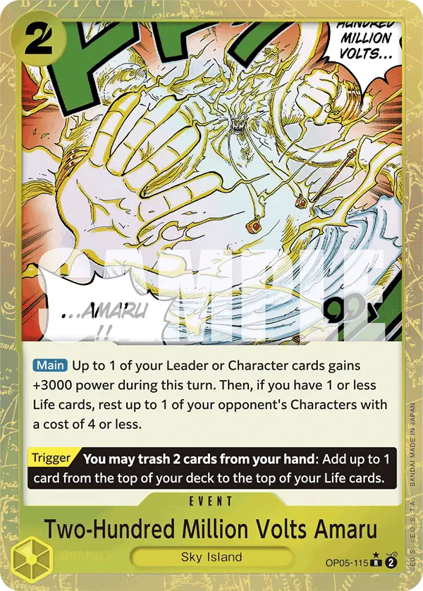 Immagine carta Two-hundred Million Volts Amaru