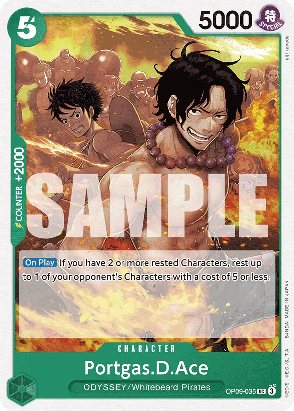 Immagine carta Portgas D Ace