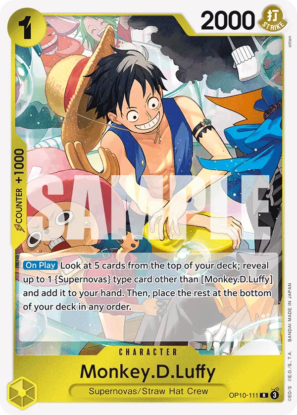 Immagine carta Monkey D Luffy