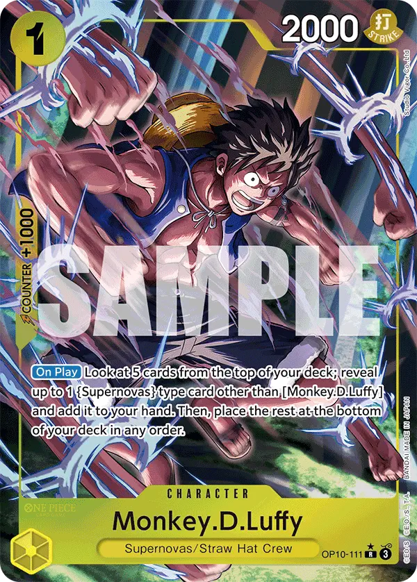 Immagine carta Monkey D Luffy