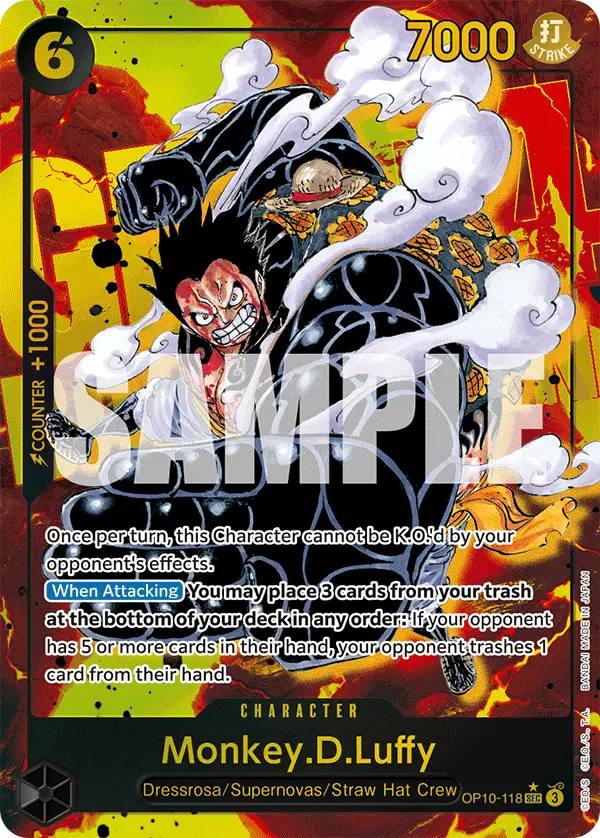 Immagine carta Monkey D Luffy