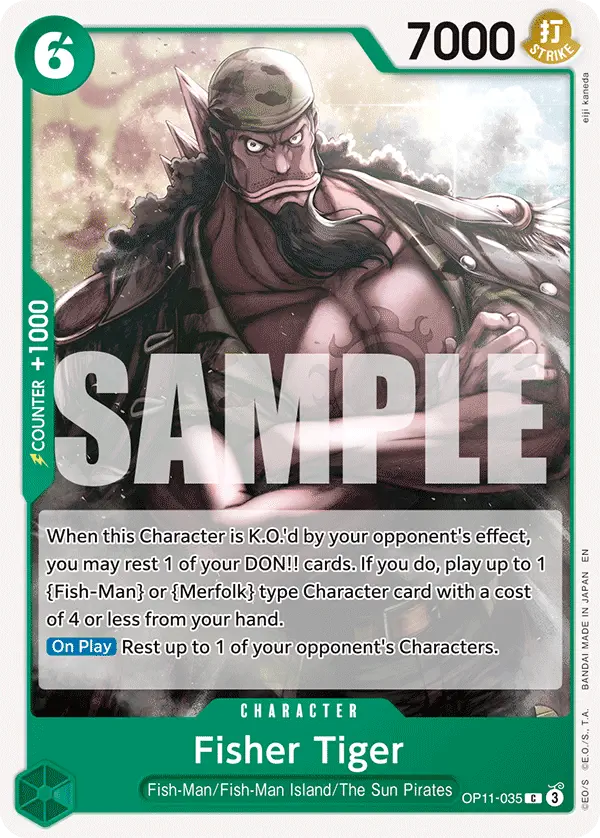 Immagine carta Fisher Tiger