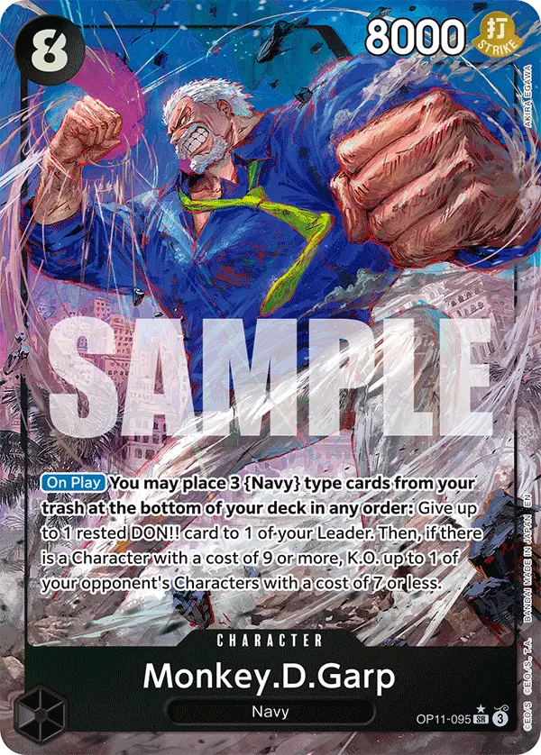 Immagine carta Monkey D Garp