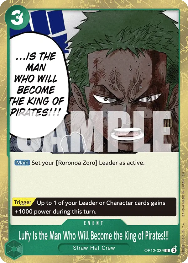 Immagine carta Luffy Is The Man Who Will Become The King Of Pirates!!!