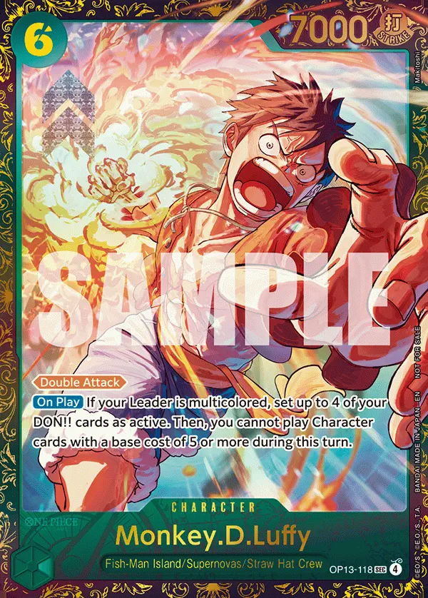 Immagine carta Monkey D Luffy