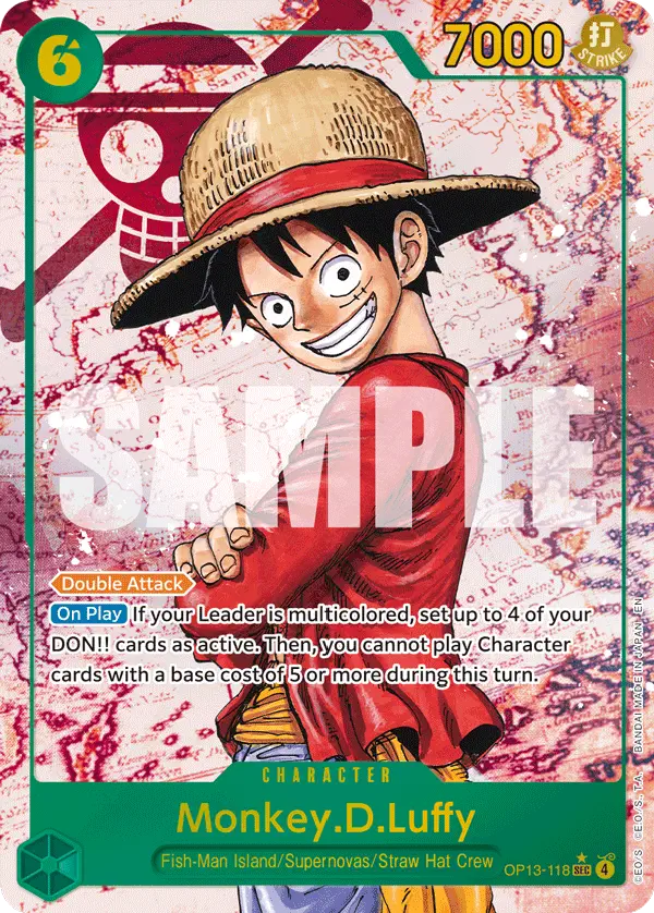 Immagine carta Monkey D Luffy