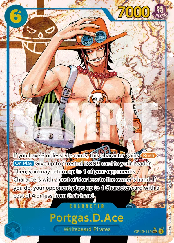 Immagine carta Portgas D Ace