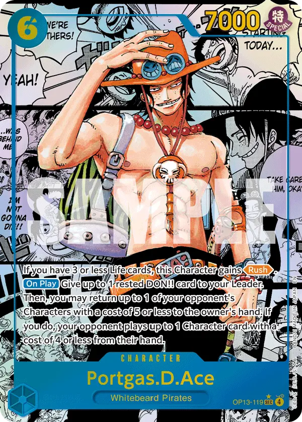 Immagine carta Portgas D Ace