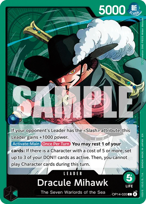 Immagine carta Dracule Mihawk