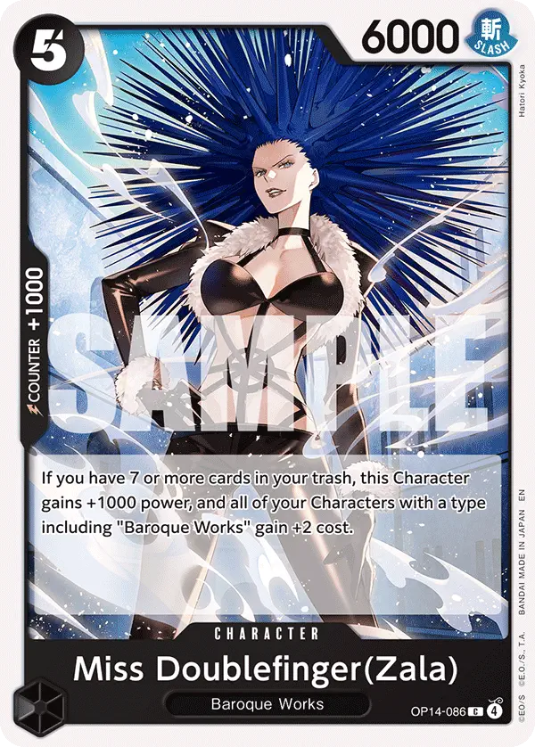 Immagine carta Miss Doublefinger (zala)