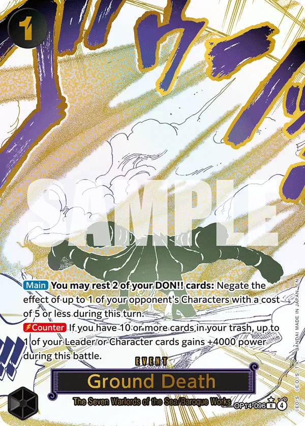 Immagine carta Ground Death