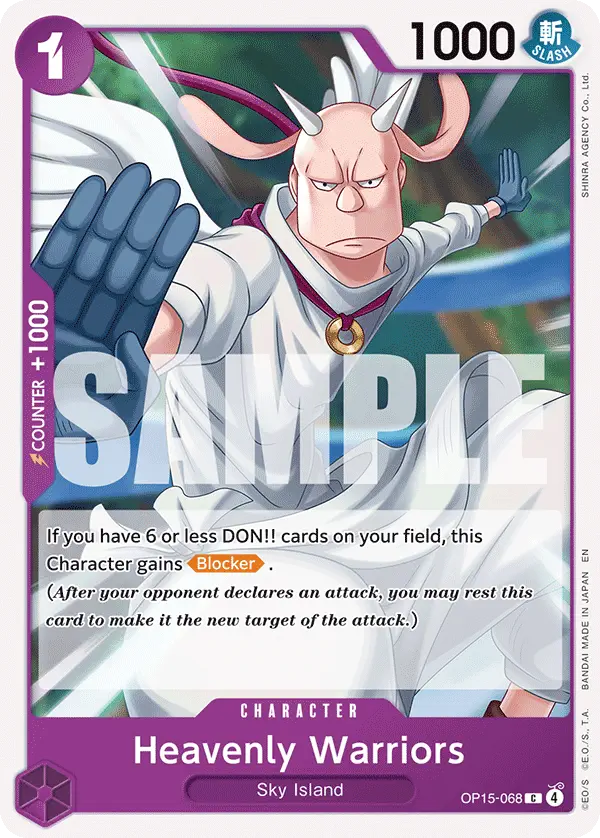 Immagine carta Heavenly Warriors