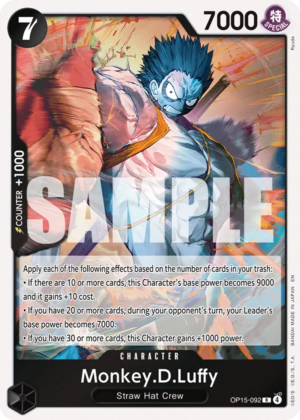Immagine carta Monkey D Luffy
