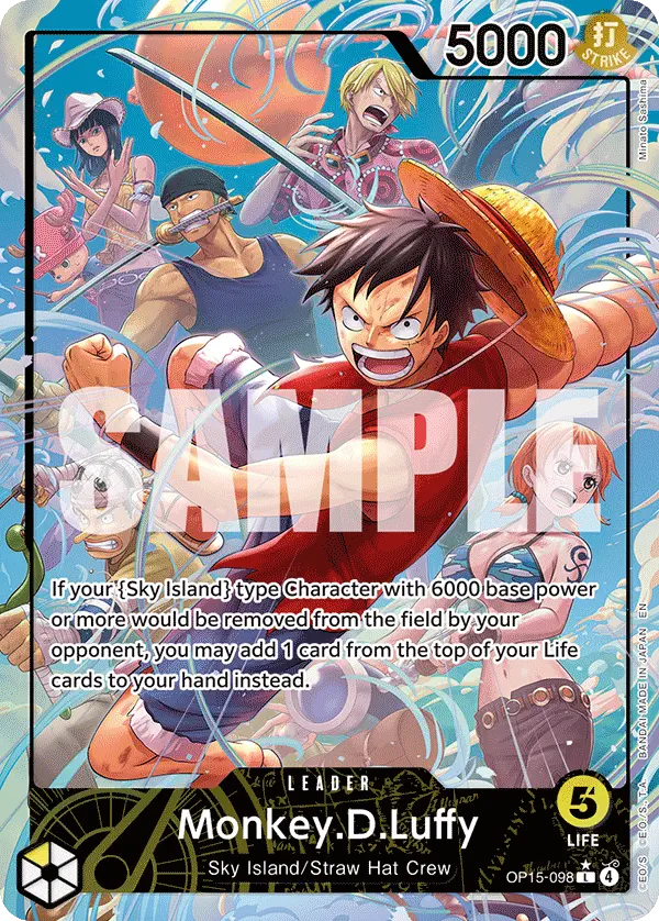 Immagine carta Monkey D Luffy