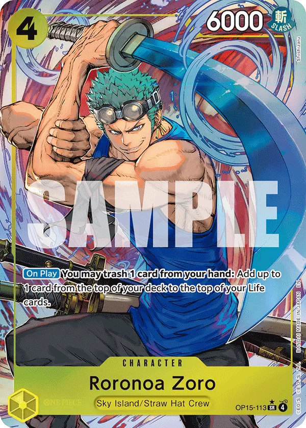 Immagine carta Roronoa Zoro