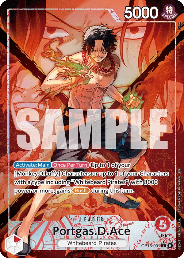 Immagine carta Portgas D Ace