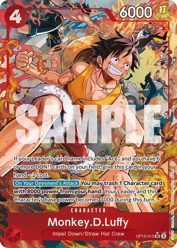 Immagine carta Monkey D Luffy