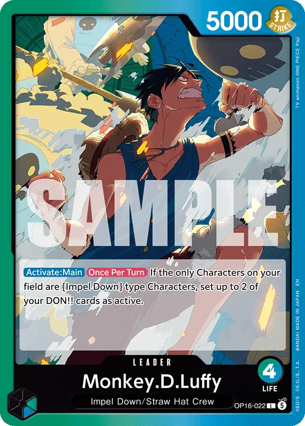 Immagine carta Monkey D Luffy