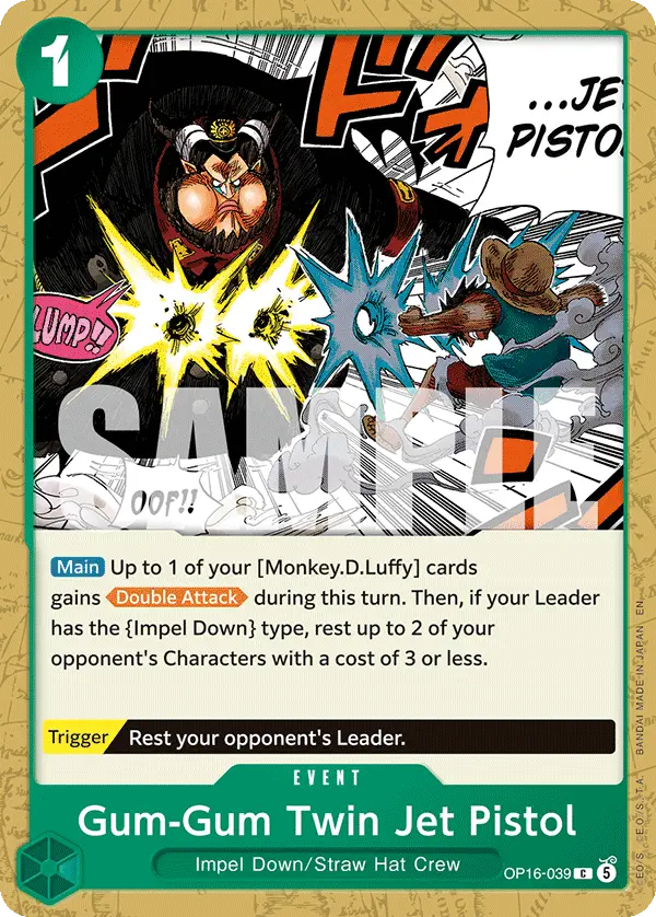 Immagine carta Gum-gum Twin Jet Pistol