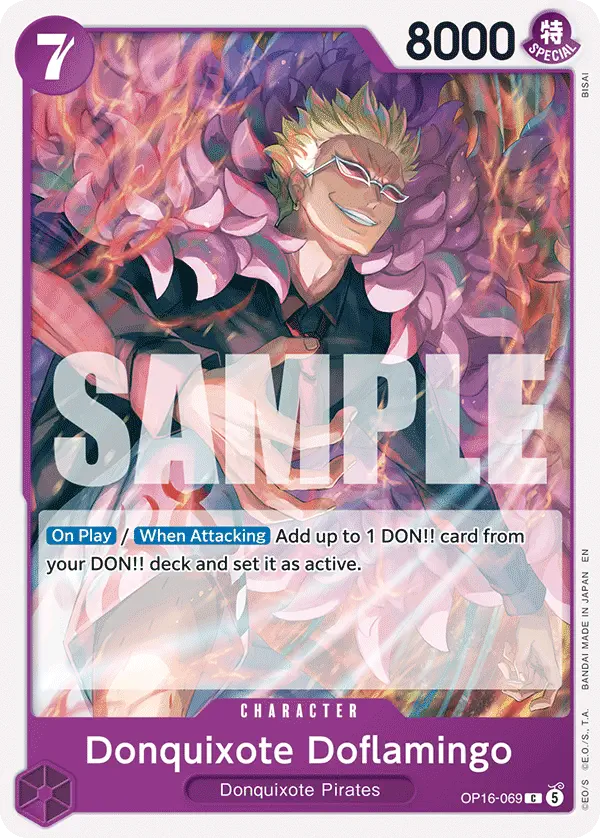 Immagine carta Donquixote Doflamingo