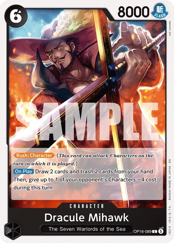 Immagine carta Dracule Mihawk