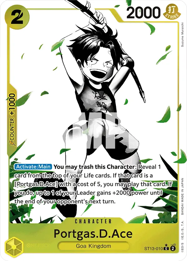 Immagine carta Portgas D Ace