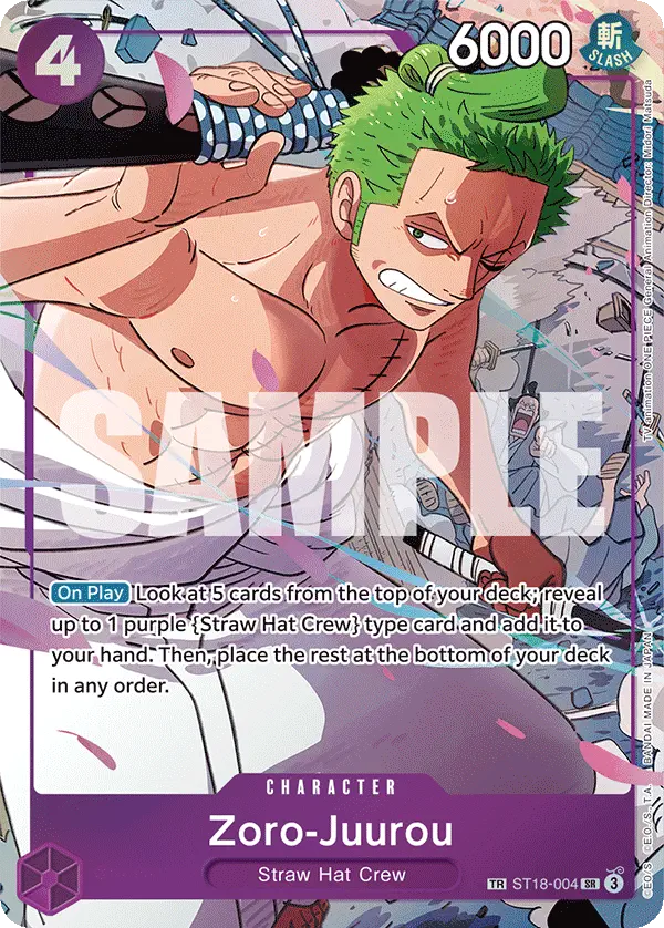 Immagine carta Zoro-juurou