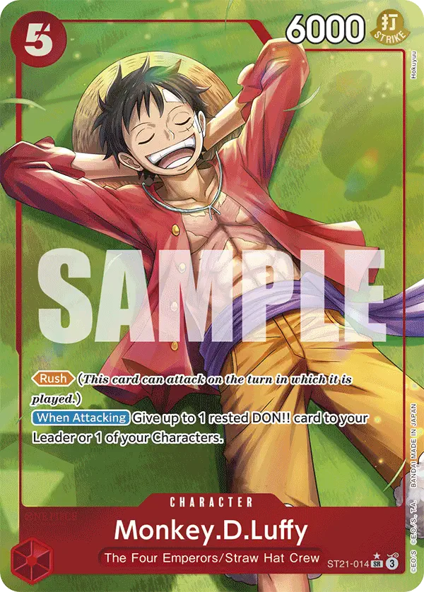 Immagine carta Monkey D Luffy